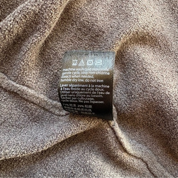 Barefoot Dreams CozyChic Ultra Lite Tie Waist Cardigan Gray Brown Size M - Picture 6 of 8